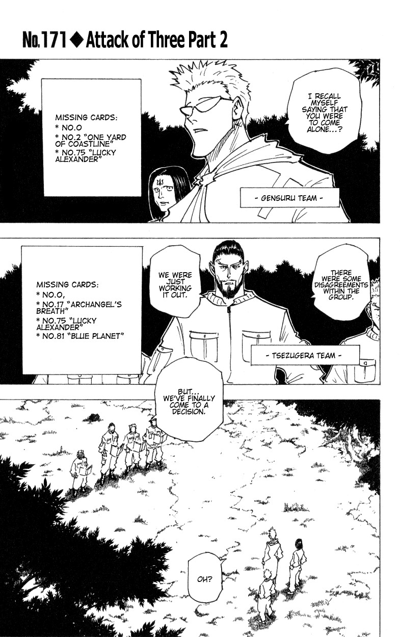 Hunter x Hunter Chapter 171 - Page 1
