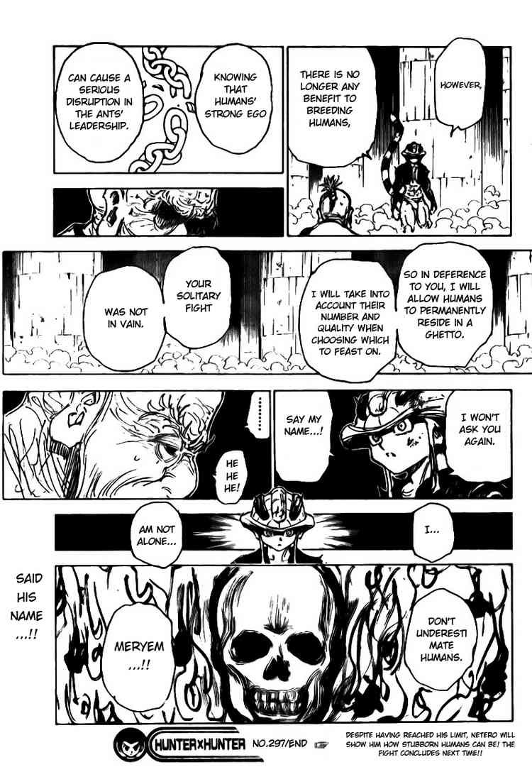 Hunter x Hunter Chapter 297 - Page 17