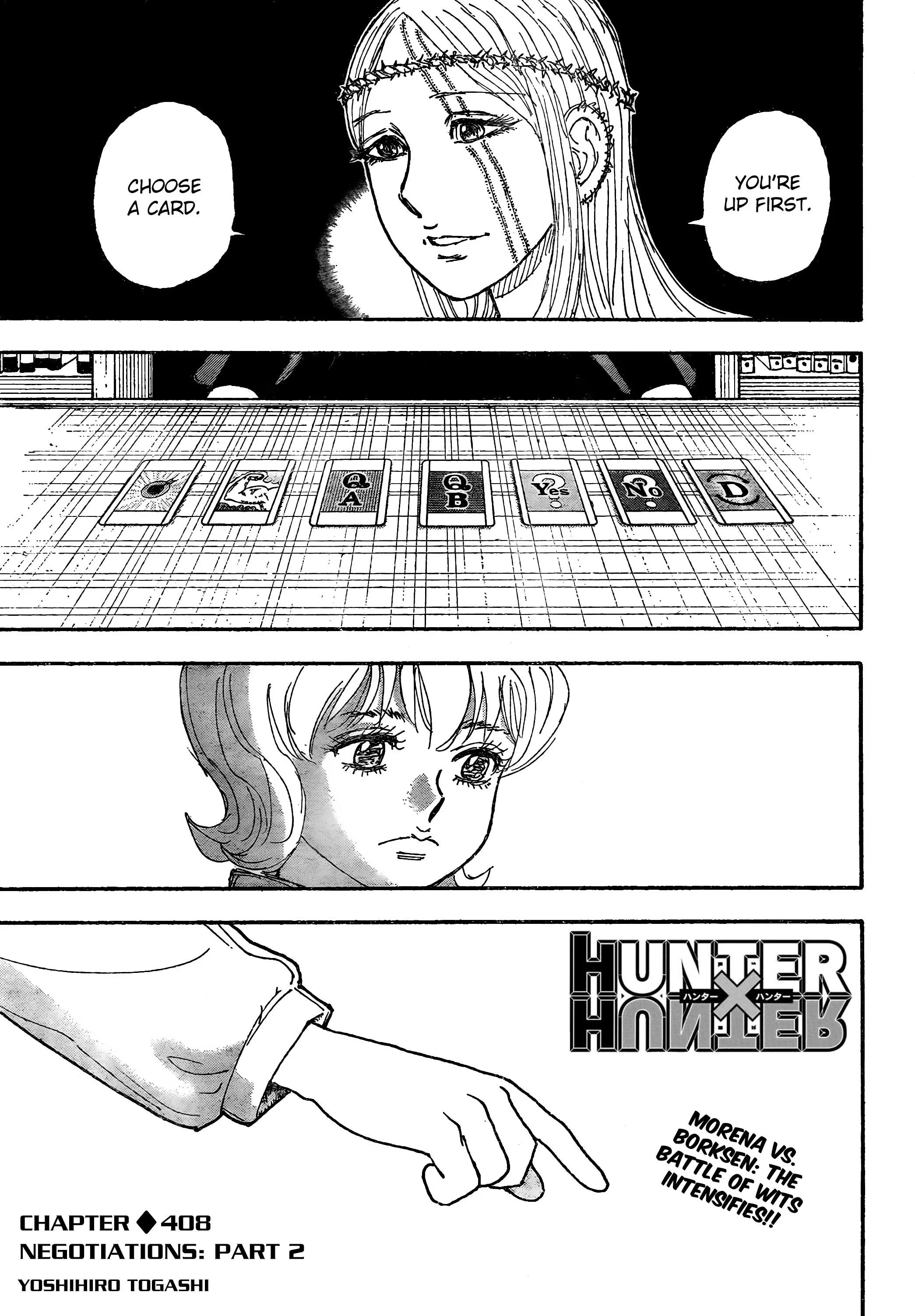 Hunter x Hunter Chapter 408 - Page 1