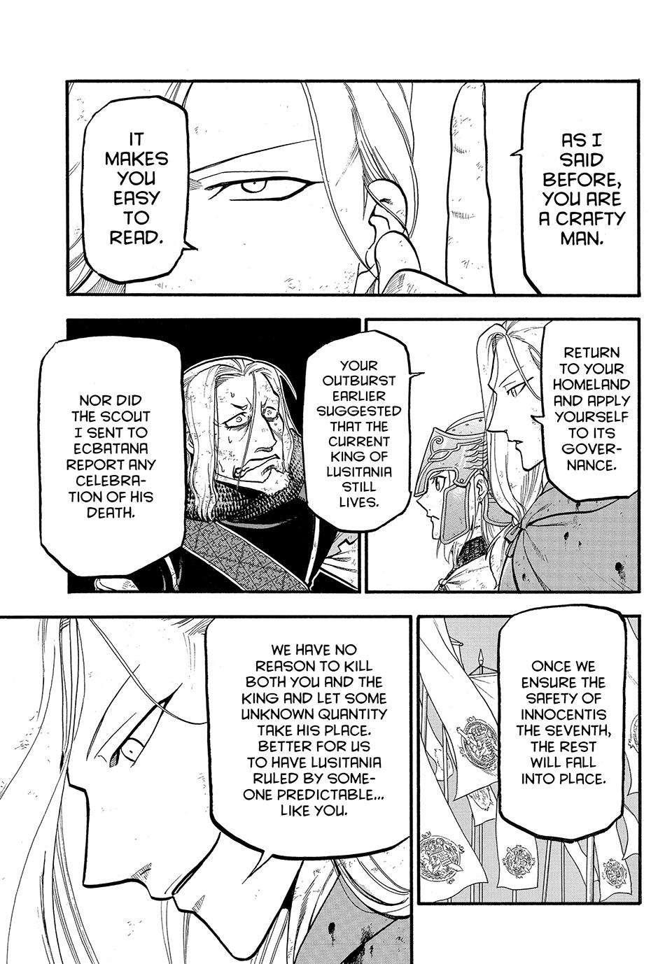 The Heroic Legend of Arslan Chapter 122 - Page 17