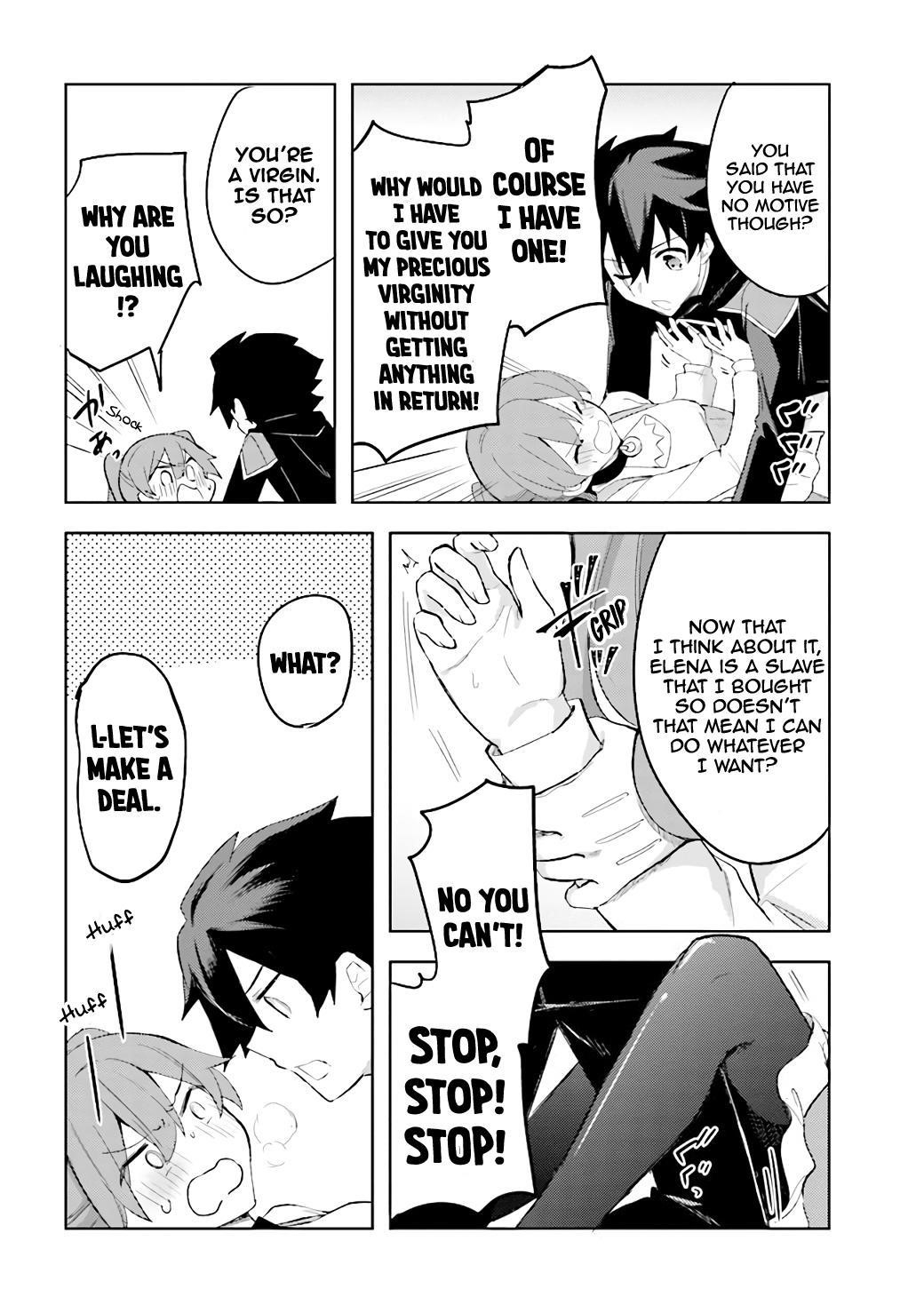 Kuro no Senki: It seems that I, who has moved to another world, is the strongest only on the bed Chapter 6.2 - Page 10