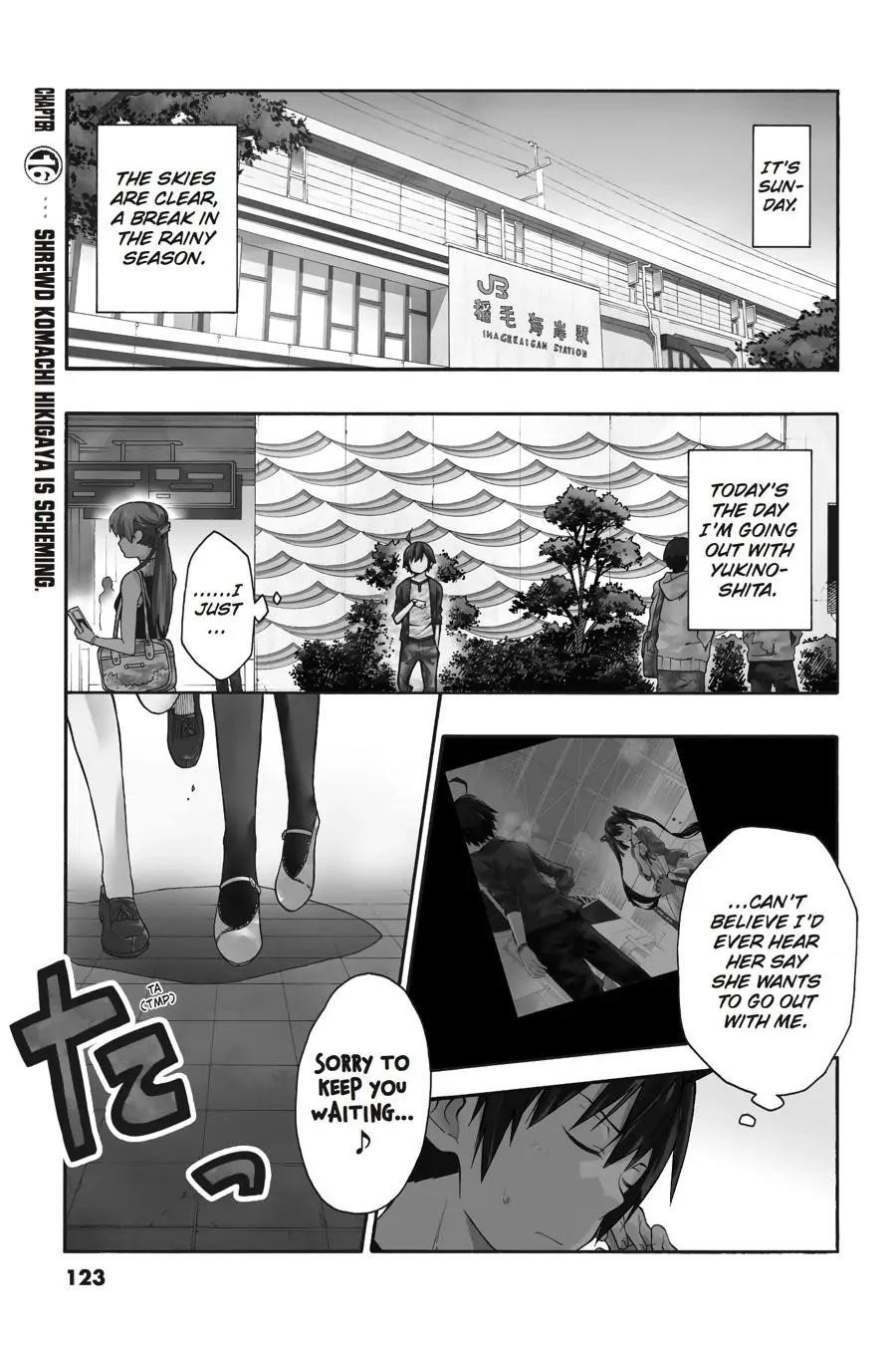 My Youth Romantic Comedy Is Wrong as I Expected @ comic Chapter 16 - Page 1