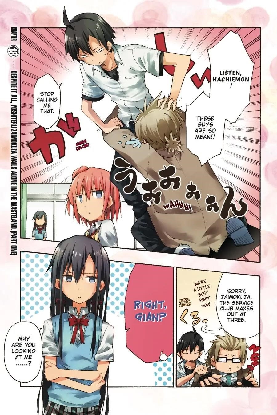 My Youth Romantic Comedy Is Wrong as I Expected @ comic Chapter 18 - Page 3