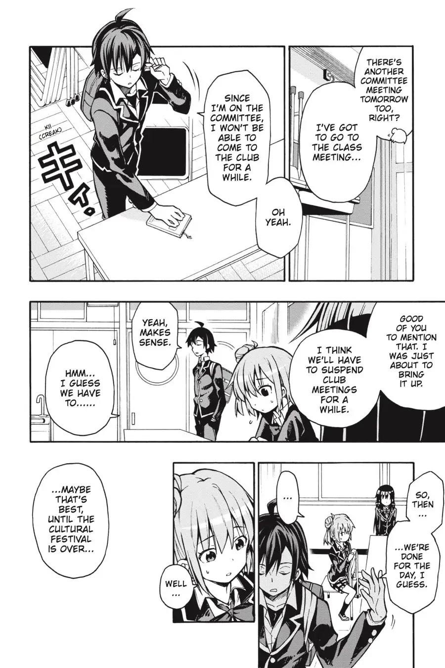 My Youth Romantic Comedy Is Wrong as I Expected @ comic Chapter 36 - Page 25