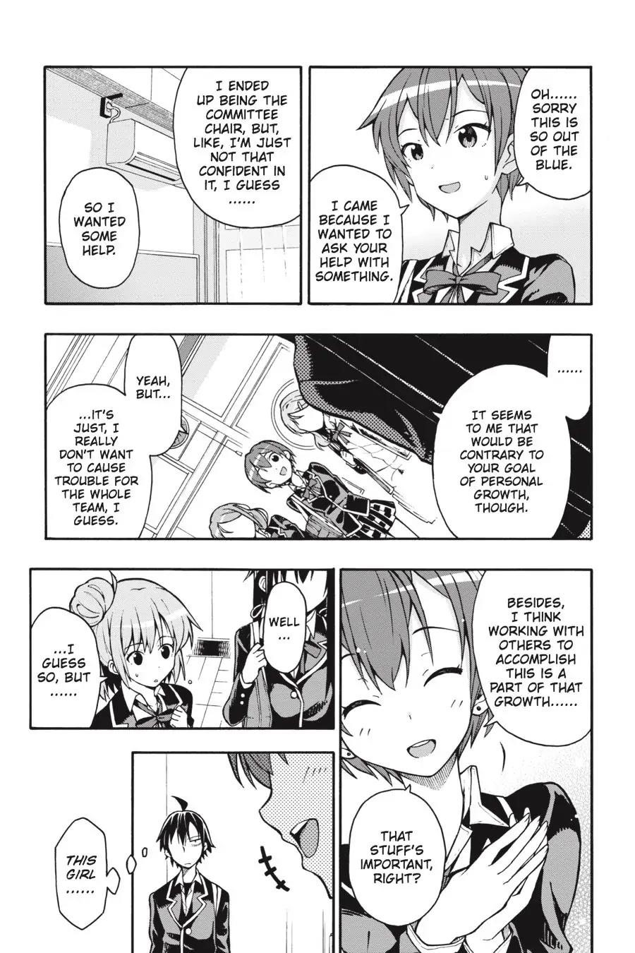 My Youth Romantic Comedy Is Wrong as I Expected @ comic Chapter 36 - Page 28