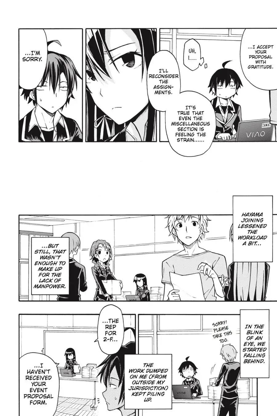 My Youth Romantic Comedy Is Wrong as I Expected @ comic Chapter 38 - Page 14