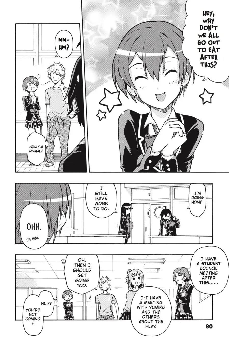My Youth Romantic Comedy Is Wrong as I Expected @ comic Chapter 38 - Page 22