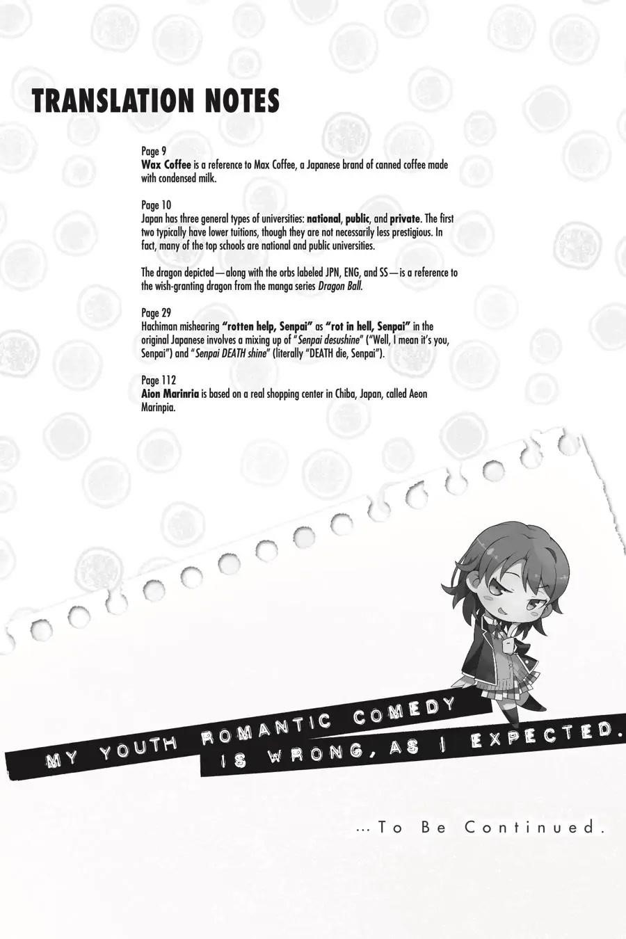 My Youth Romantic Comedy Is Wrong as I Expected @ comic Chapter 81.5 - Page 6