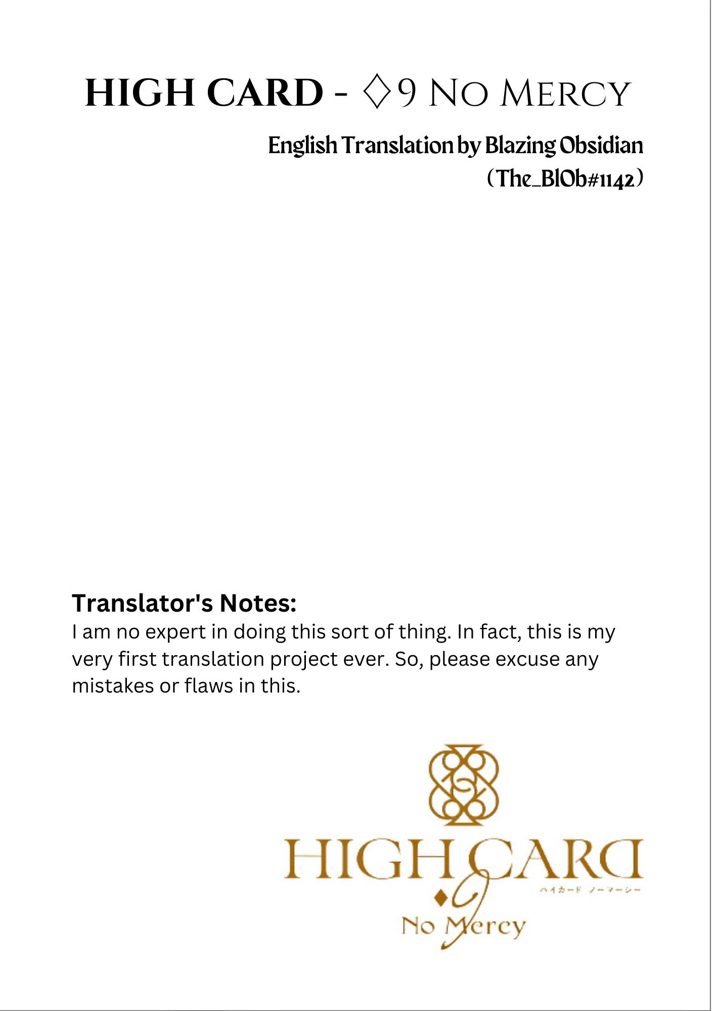 High Card -♢9 No Mercy Chapter 0 - Page 4