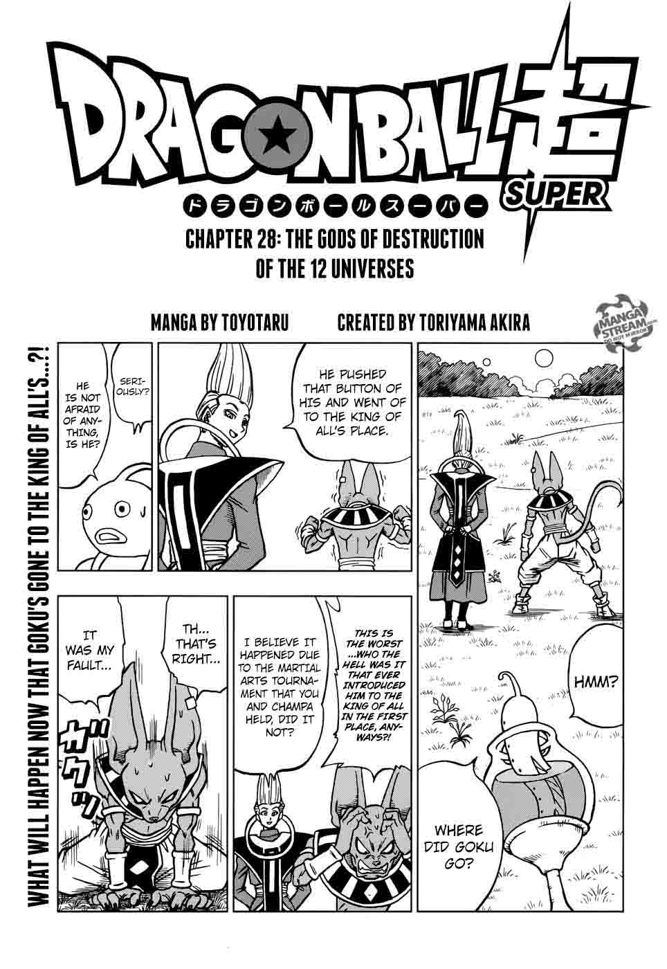 Dragon Ball Chou (Super) Chapter 28 - Page 1