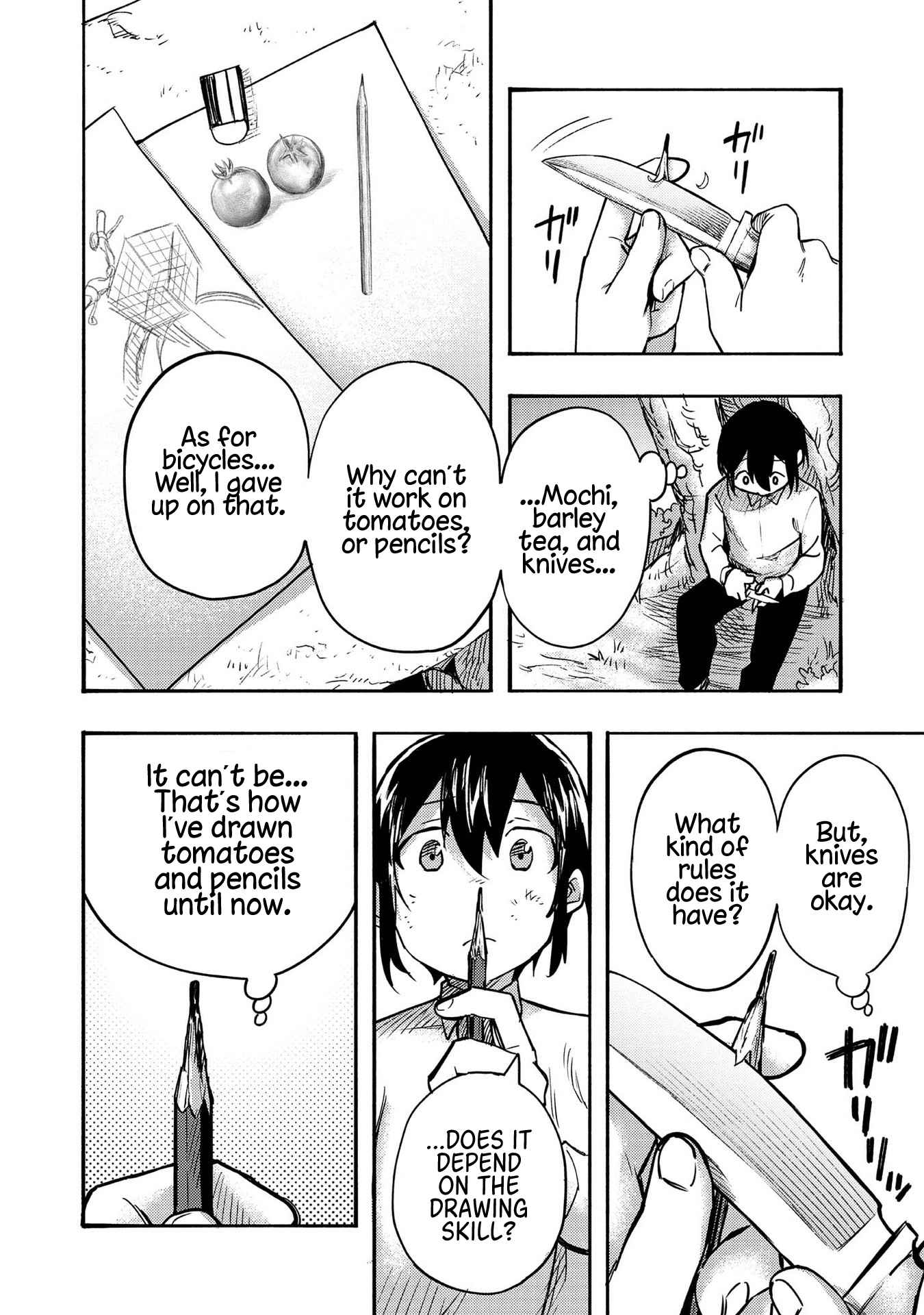 Kyou mo E ni Kaita Mochi ga Umai Chapter 1 - Page 36