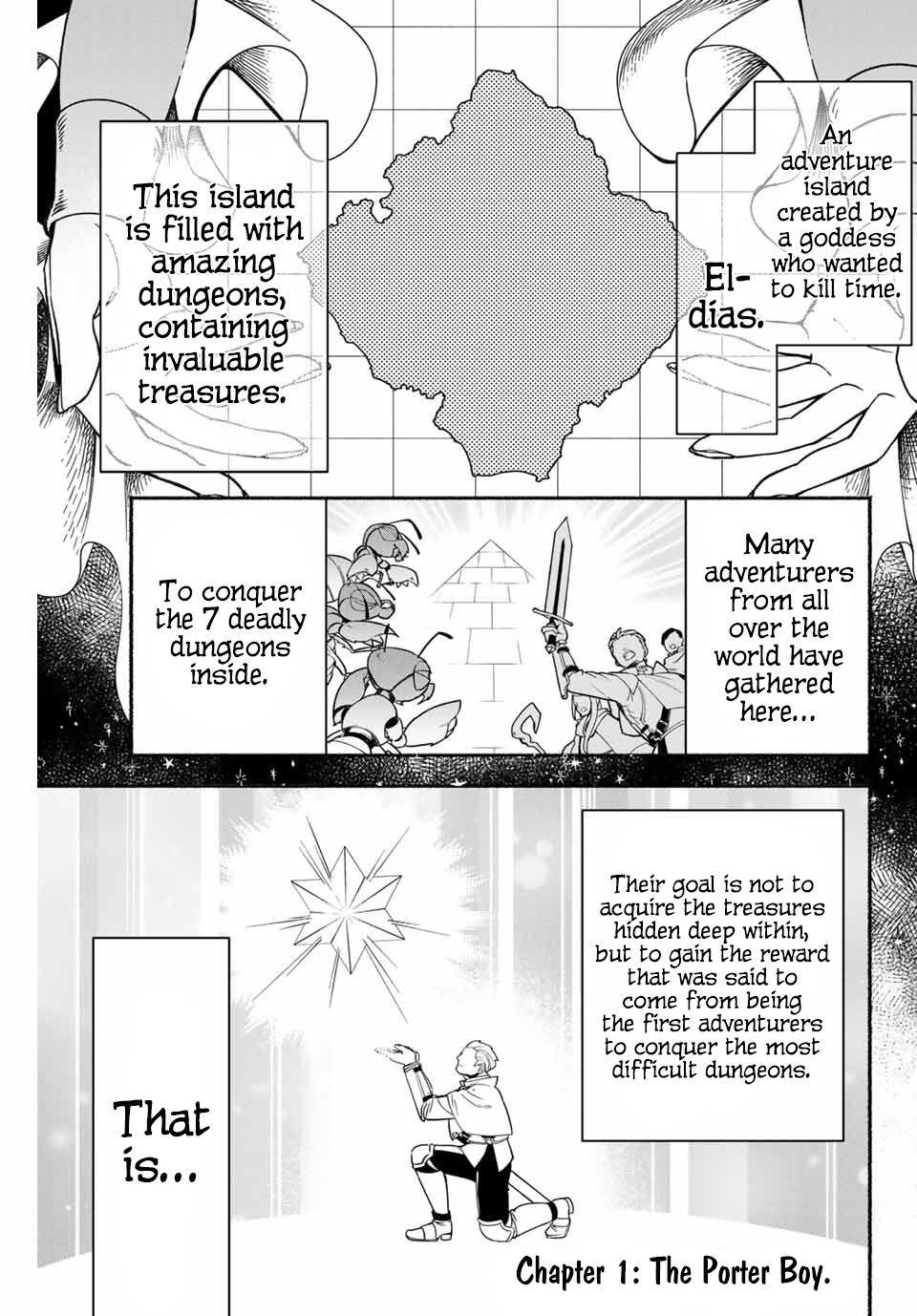 Eldias Lord: Conquer the Seven Dungeons With the Ultimate Skill of Never Dying Given to you by the Goddess Chapter 1 - Page 1