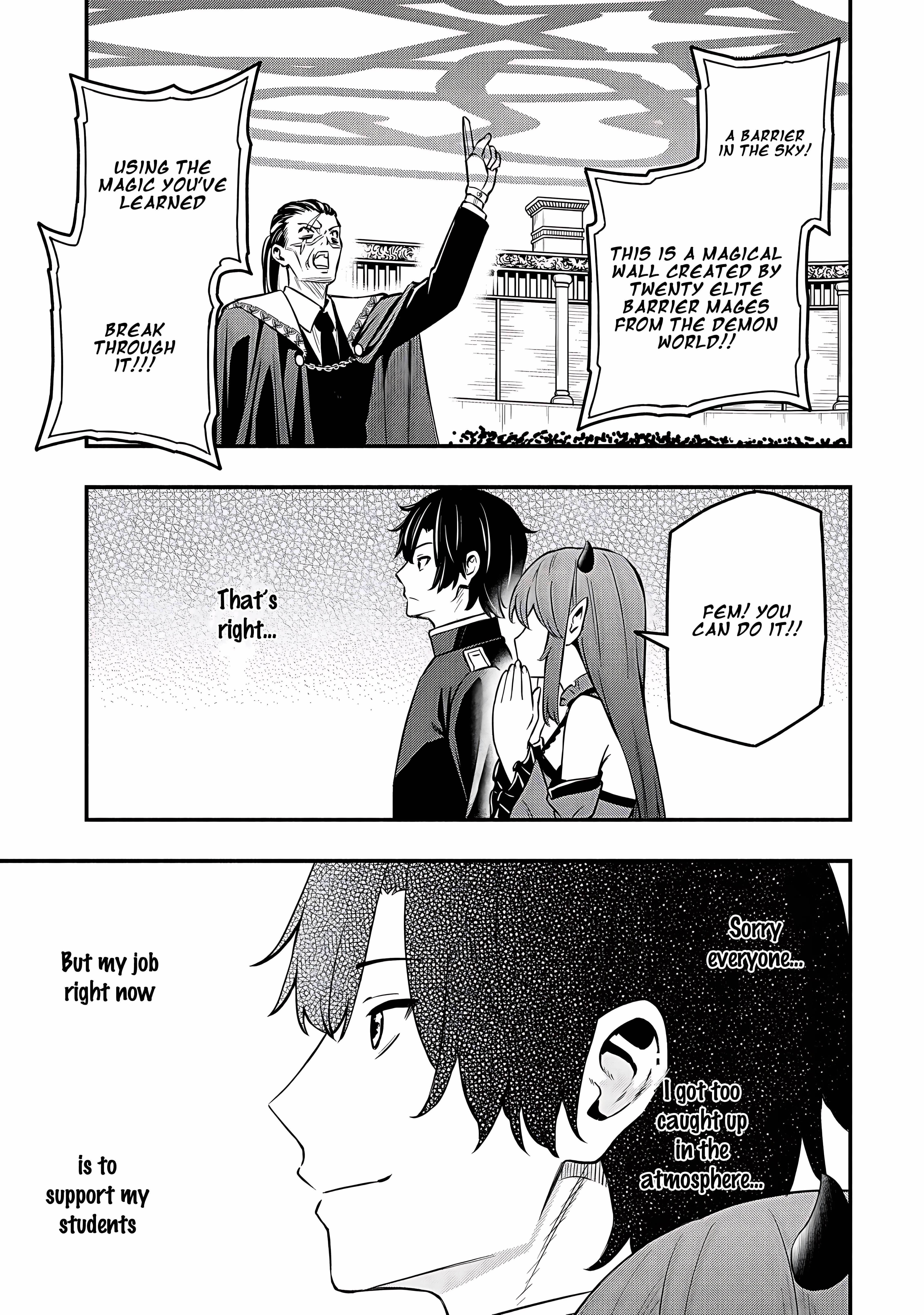 The Demon King’s Educator -The common teacher who has been exiled from the Brave Academy becomes a private teacher for the Devil’s daughters- Chapter 25 - Page 21
