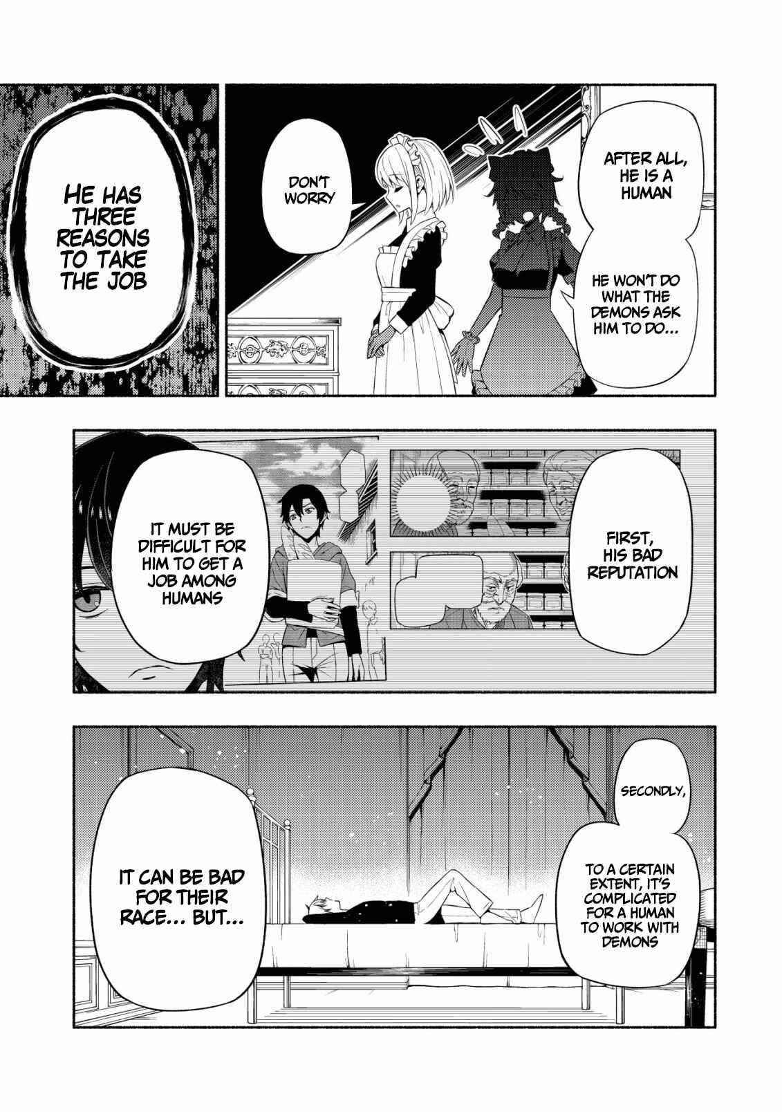 The Demon King’s Educator -The common teacher who has been exiled from the Brave Academy becomes a private teacher for the Devil’s daughters- Chapter 3 - Page 20