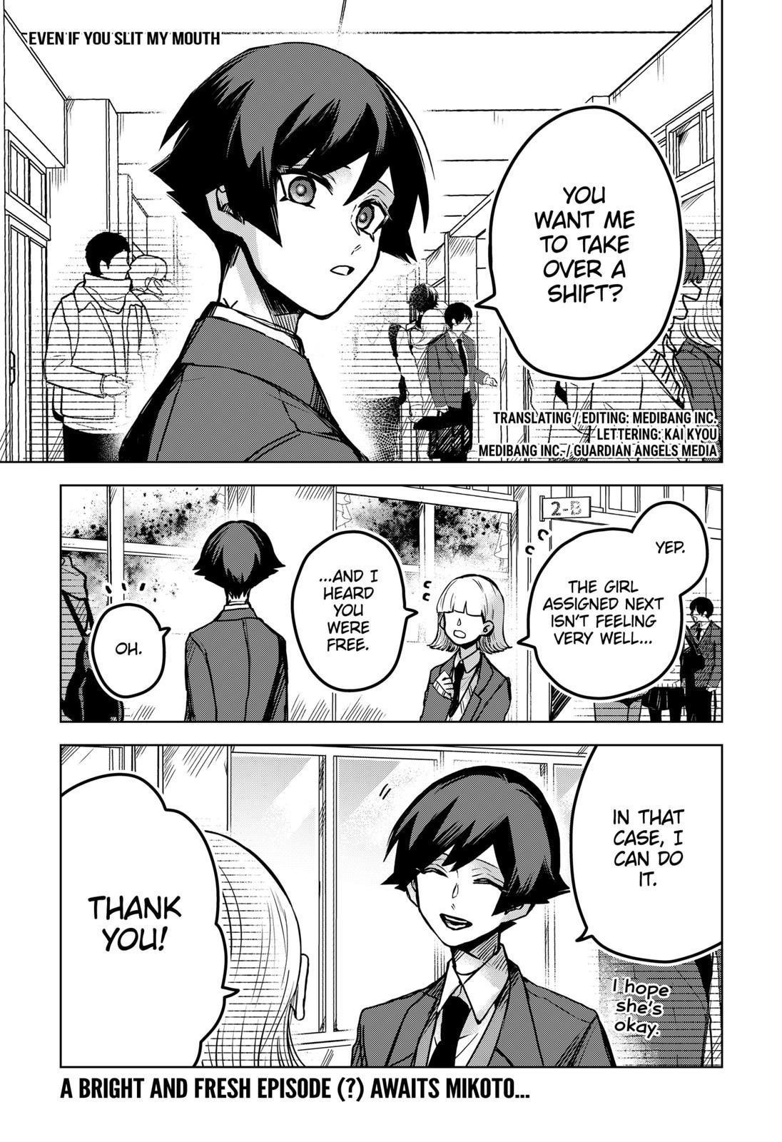Kuchi ga Saketemo Kimi ni wa (2020 Short) Chapter 34 - Page 2