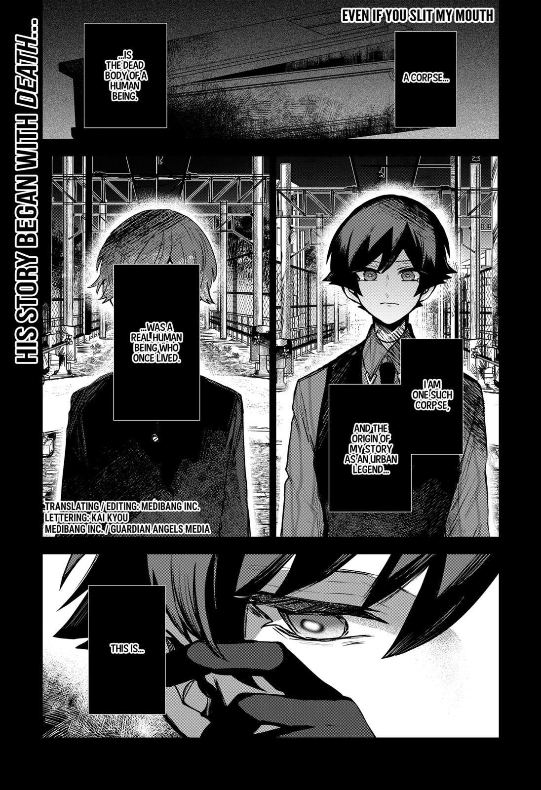 Kuchi ga Saketemo Kimi ni wa (2020 Short) Chapter 37 - Page 1