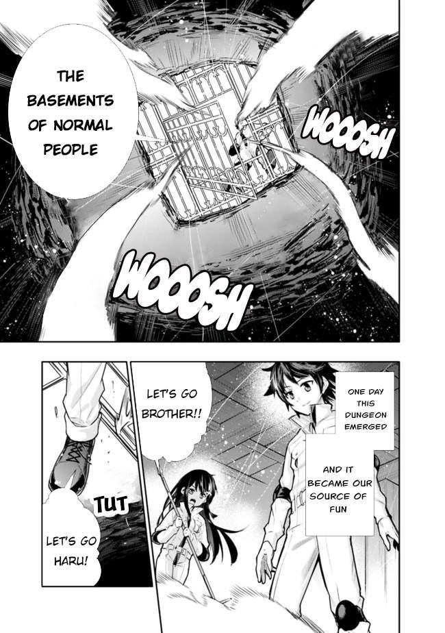 Basement Dungeon: Poor Brother and Sister Become the Strongest in Search of Entertainment Chapter 1 - Page 21