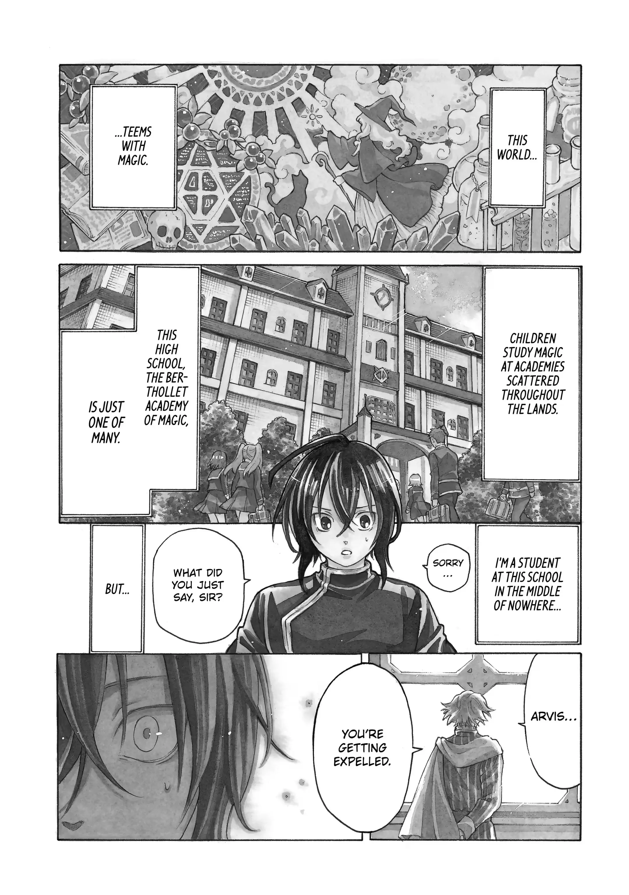 Reincarnation of the Unrivalled Time Mage: The Underachiever at the Magic Academy Turns Out to Be the Strongest Mage Who Controls Time! Chapter 1.1 - Page 1