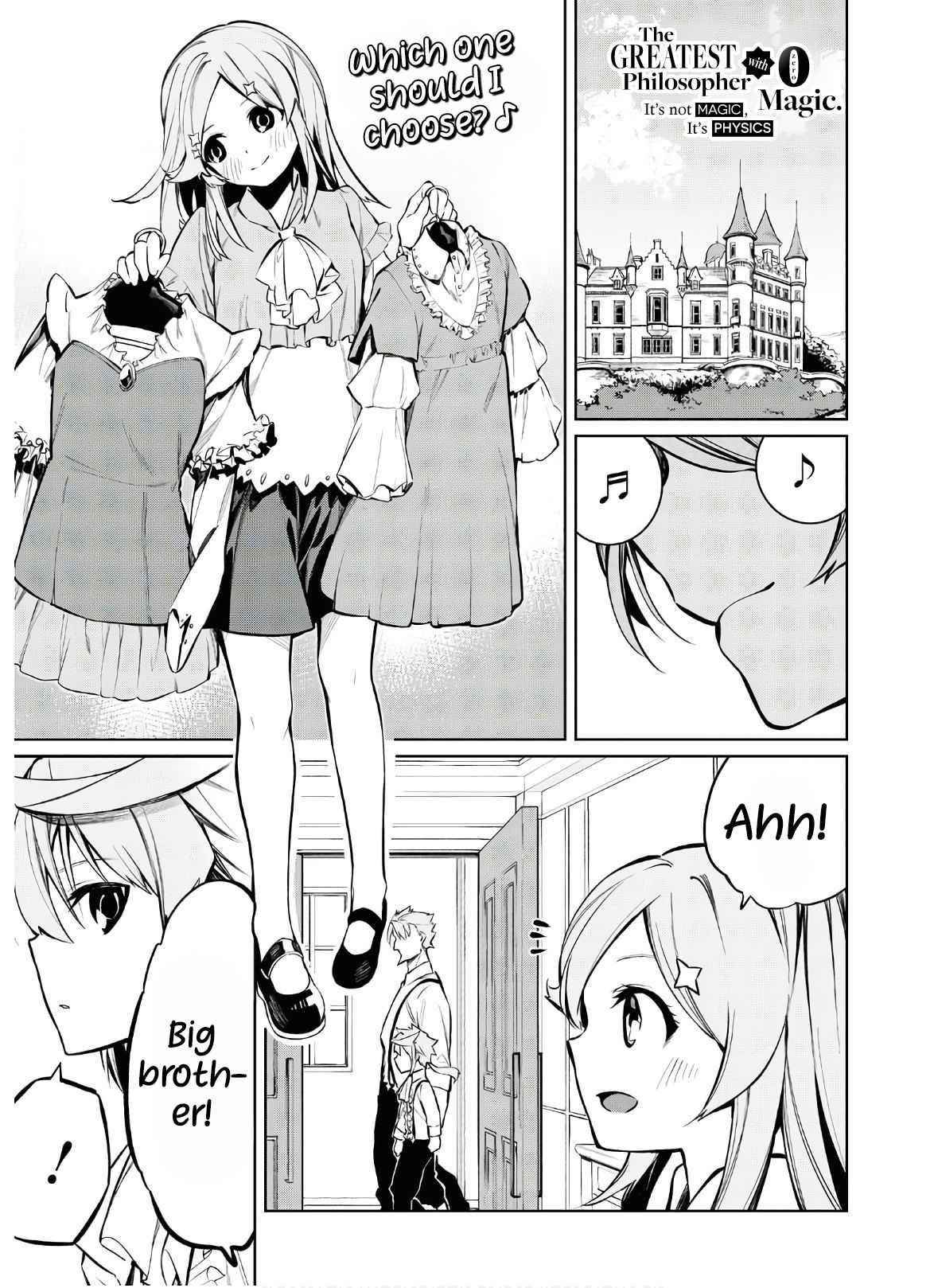 The Greatest Philosopher With Zero Magic Power. Chapter 3 - Page 1