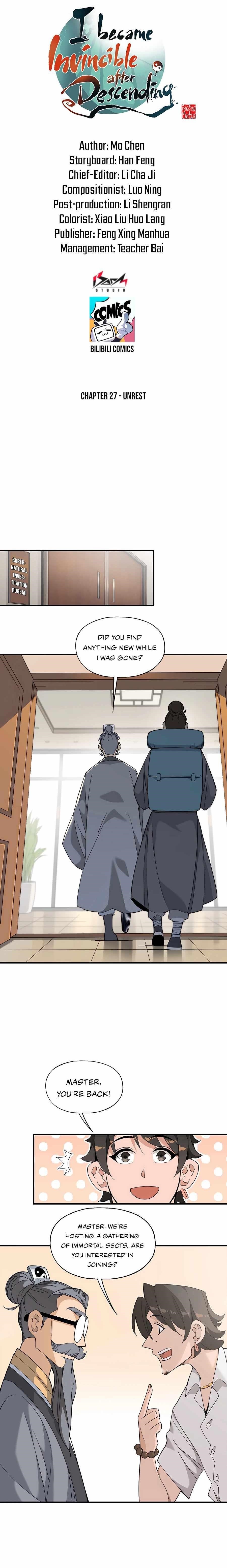 Descending The Mountain As Invincible Chapter 27 - Page 1