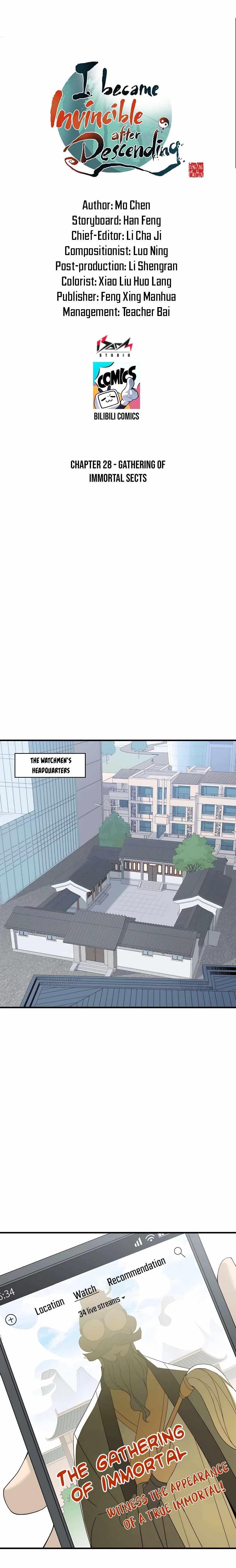 Descending The Mountain As Invincible Chapter 28 - Page 1