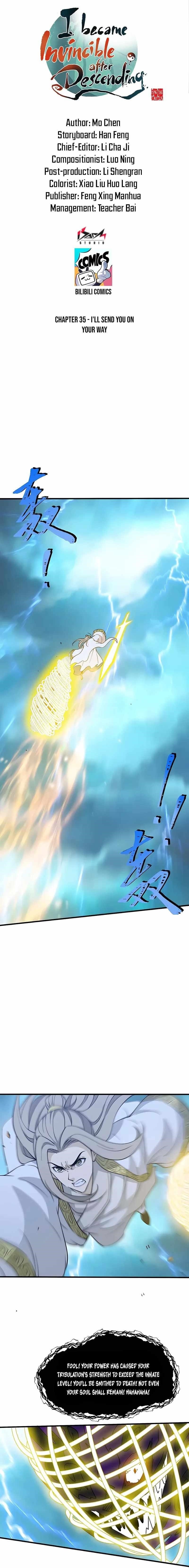 Descending The Mountain As Invincible Chapter 35 - Page 1