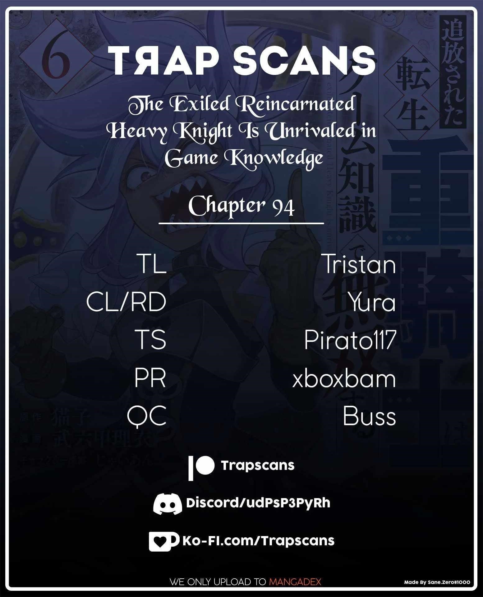The Exiled Reincarnated Heavy Knight Is Unrivaled In Game Knowledge Chapter 94 - Page 1