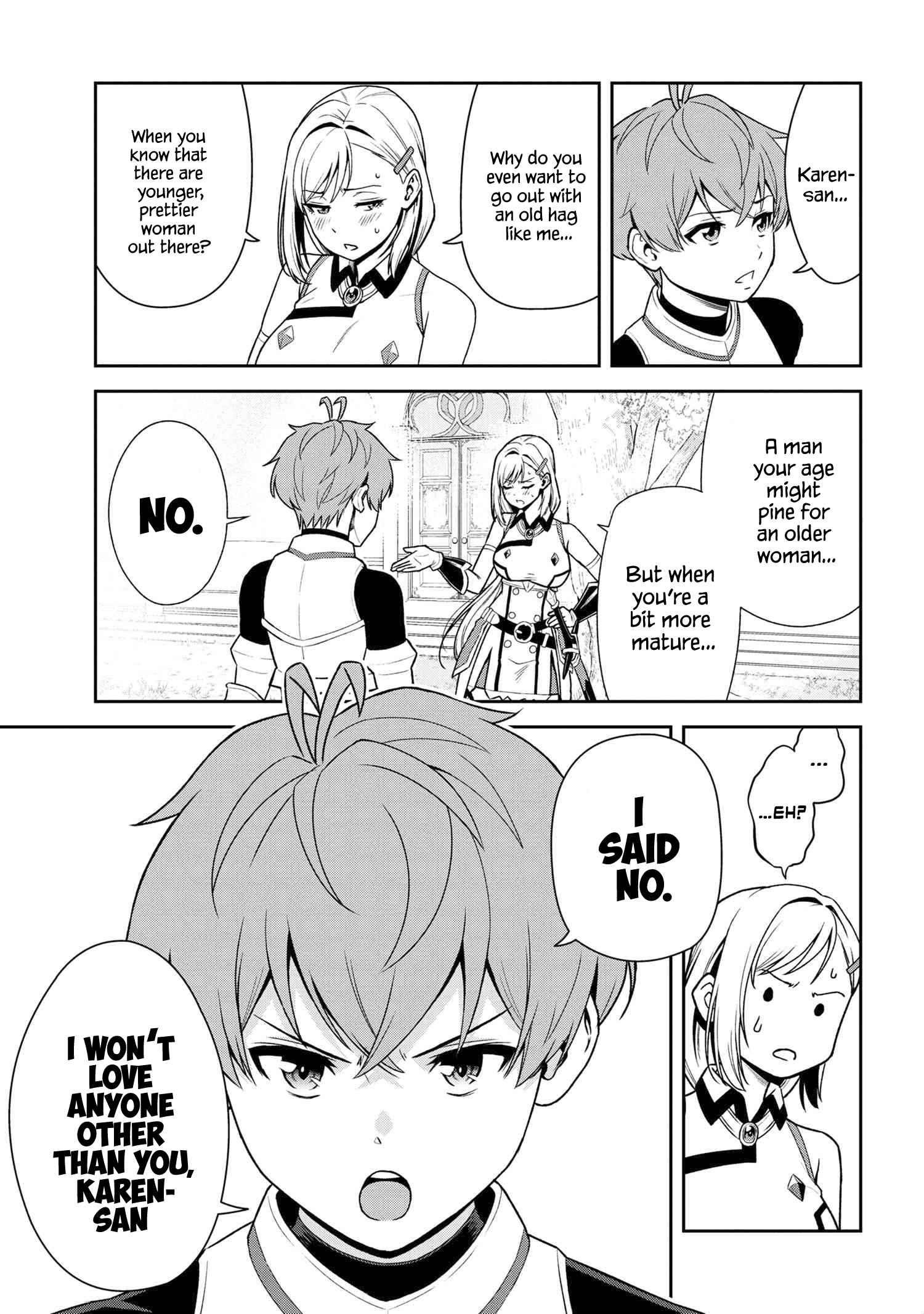 Older Elite Knight Is Cute Only In Front Of Me Chapter 25.2 - Page 9