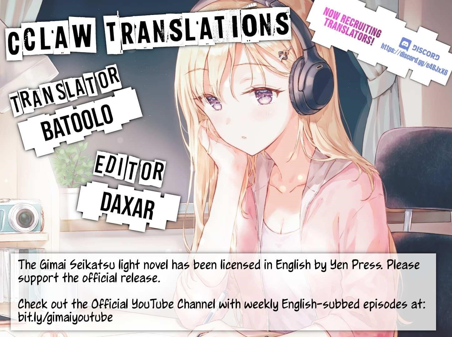Gimai Seikatsu Chapter 16.1 - Page 10