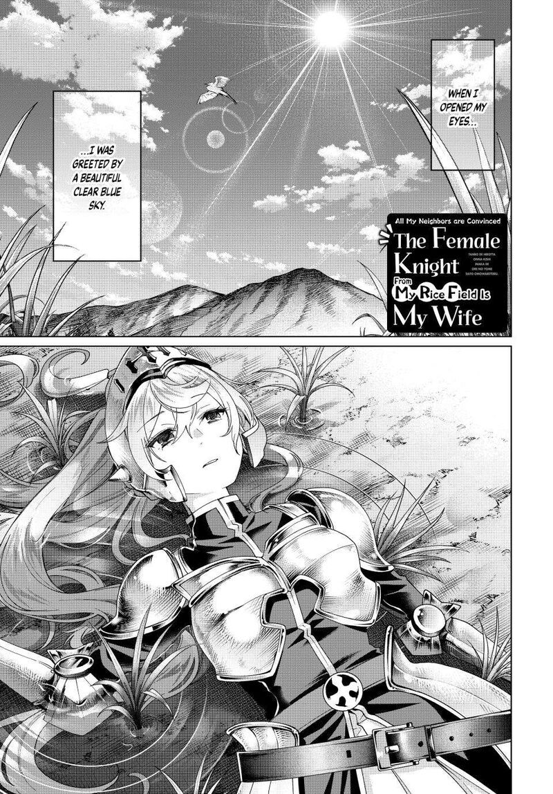 I Found a Female Knight in a Rice Field, in the Countryside They Think She’s My Wife Chapter 40 - Page 1