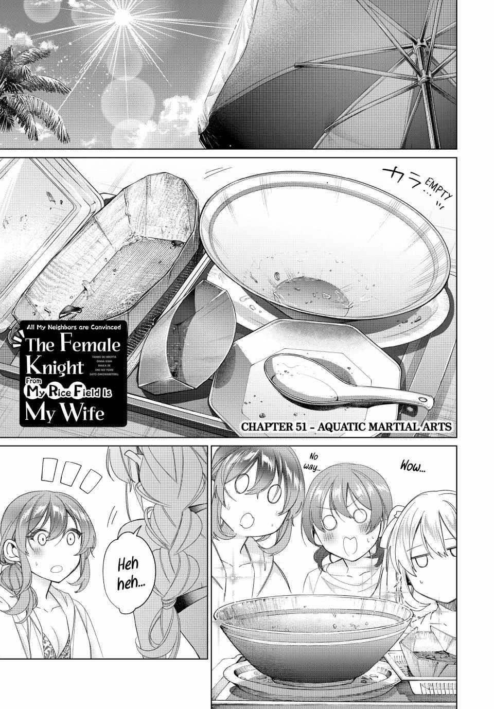 I Found a Female Knight in a Rice Field, in the Countryside They Think She’s My Wife Chapter 51 - Page 1