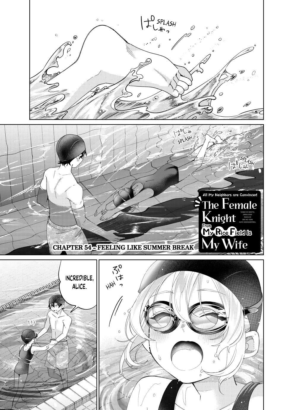 I Found a Female Knight in a Rice Field, in the Countryside They Think She’s My Wife Chapter 54 - Page 1