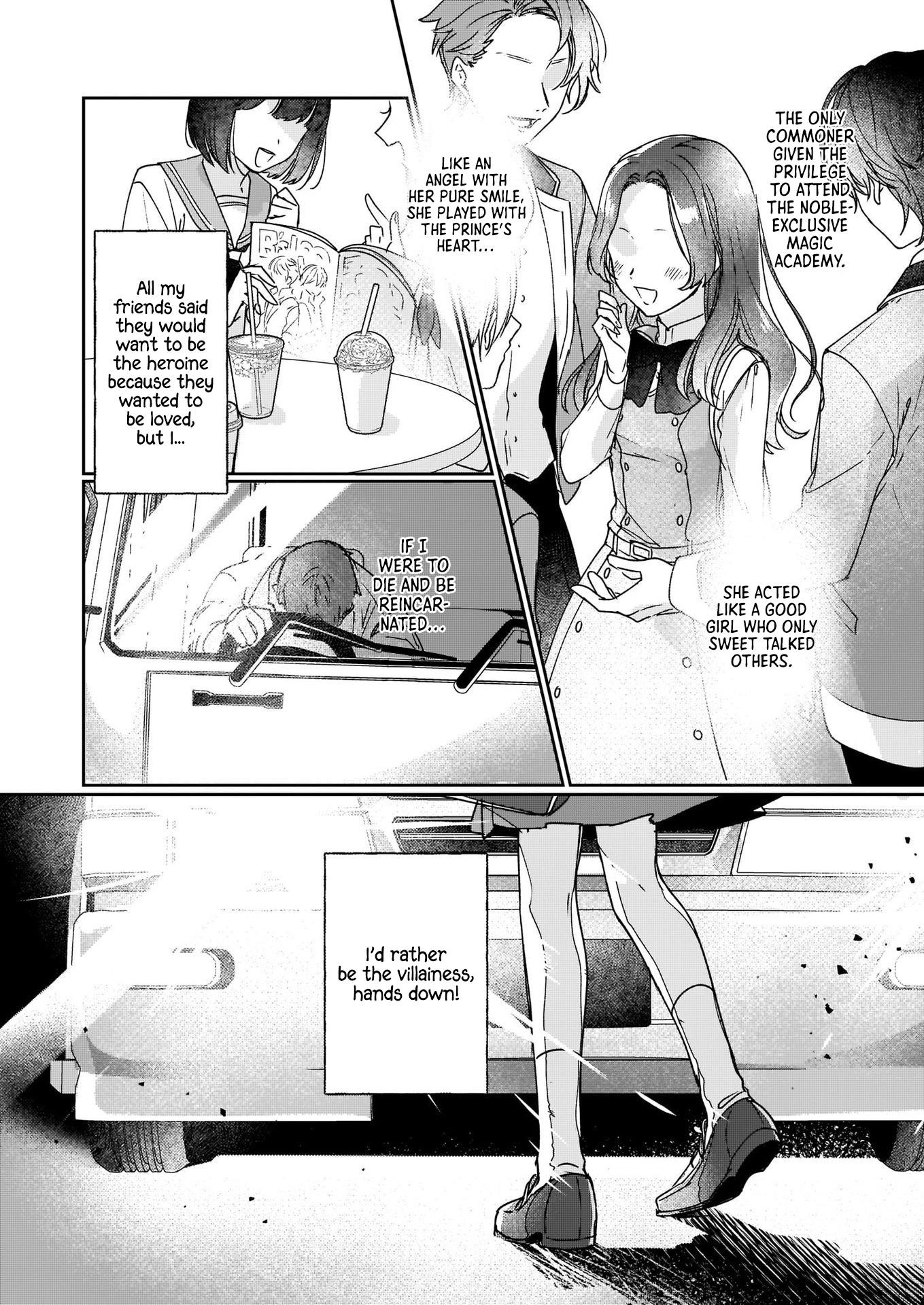 I’ll Become a Villainess That Will Go Down in History ― The More of a Villainess I Become, the More the Prince Will Dote on Me Chapter 1 - Page 2