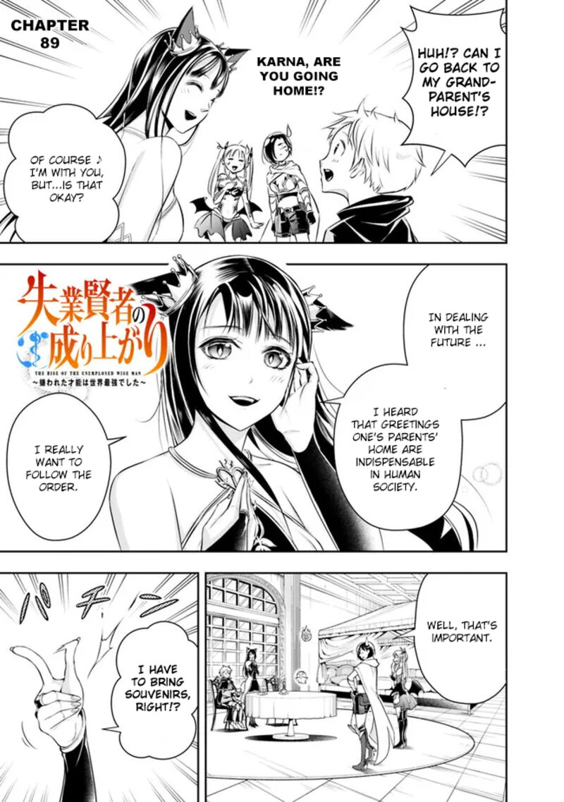 The Rise Of The Unemployed Wise Man Chapter 89 - Page 1