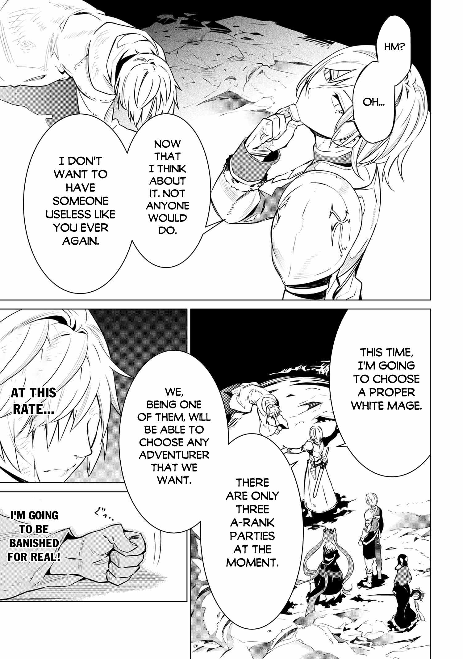 SSS Rank Dungeon De Knife Ichihon Tewatasare Tsuihou Sareta Hakuma Doushi Chapter 1 - Page 35