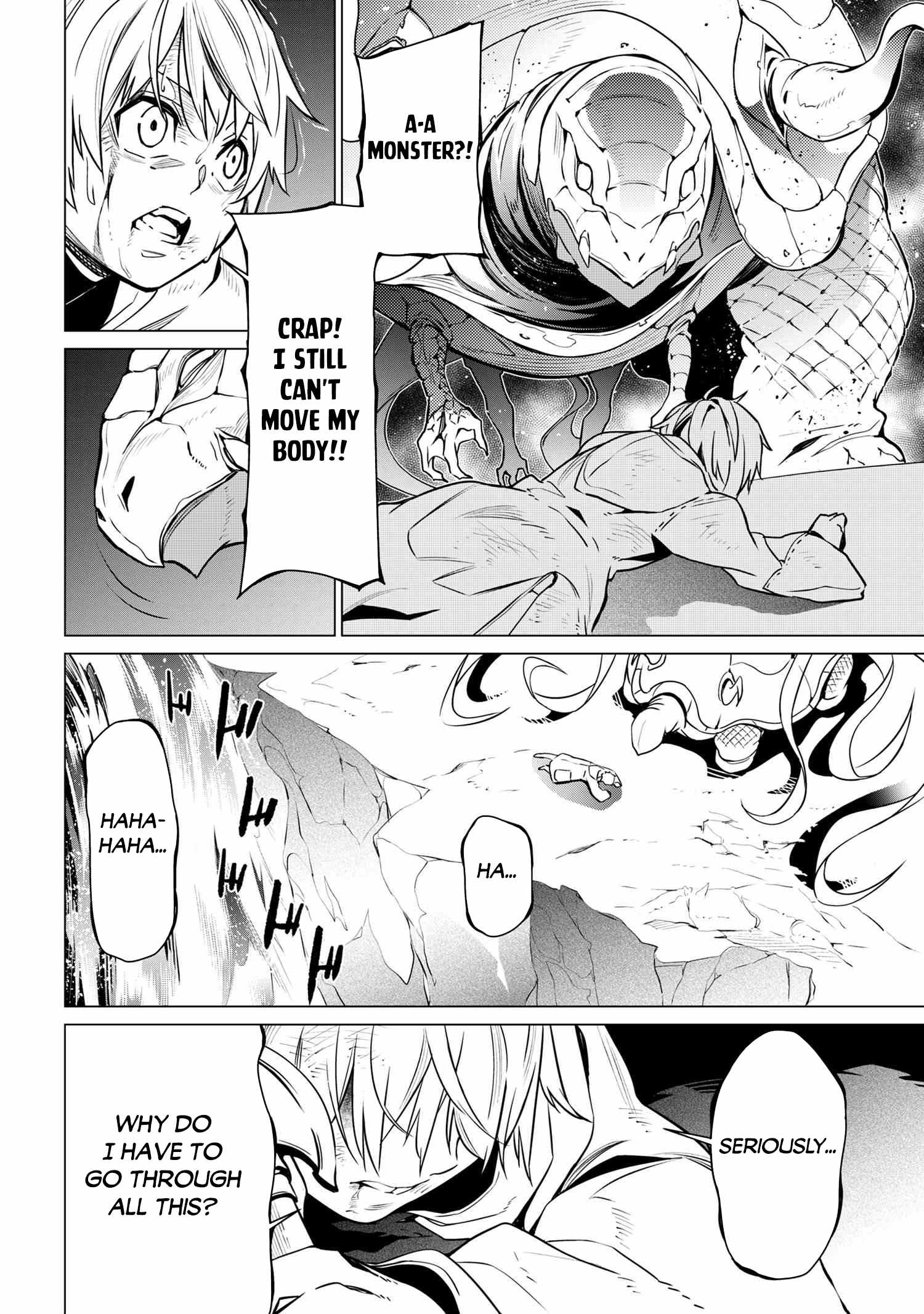 SSS Rank Dungeon De Knife Ichihon Tewatasare Tsuihou Sareta Hakuma Doushi Chapter 1 - Page 46
