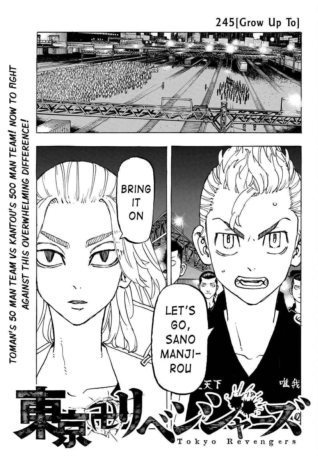 Tokyo Manji Revengers Chapter 245 - Page 1