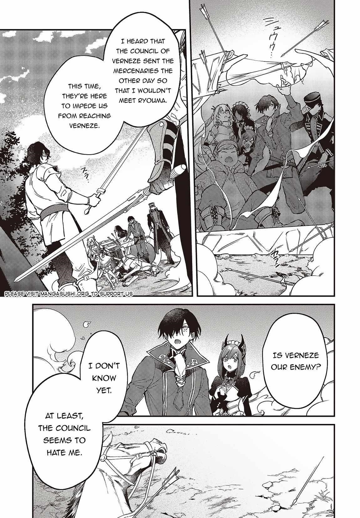 Realist Maou Niyoru Seiiki Naki Isekai Kaikaku Chapter 49 - Page 25
