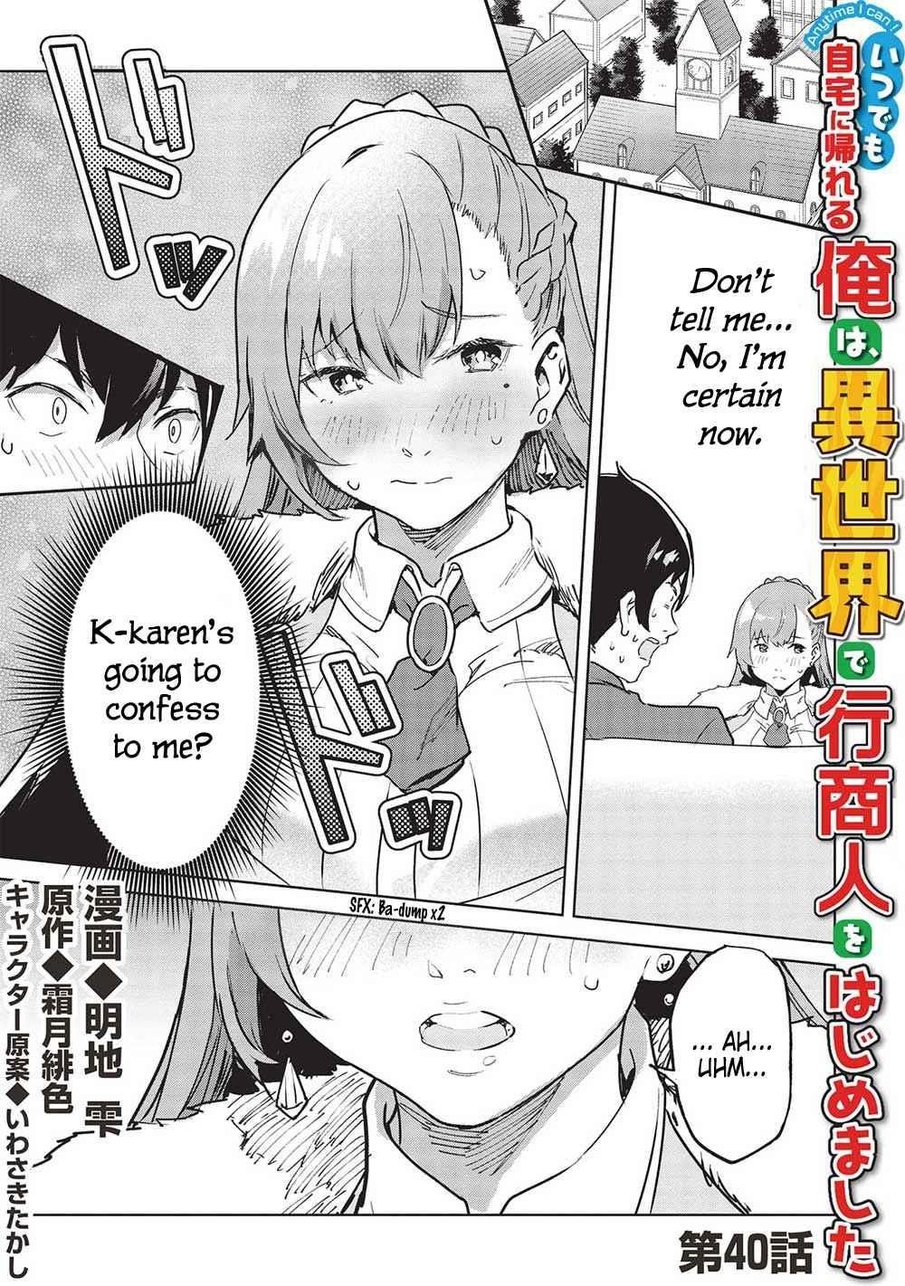 Itsudemo Jitaku Ni Kaerareru Ore Wa, Isekai De Gyoushounin O Hajimemashita Chapter 40 - Page 1