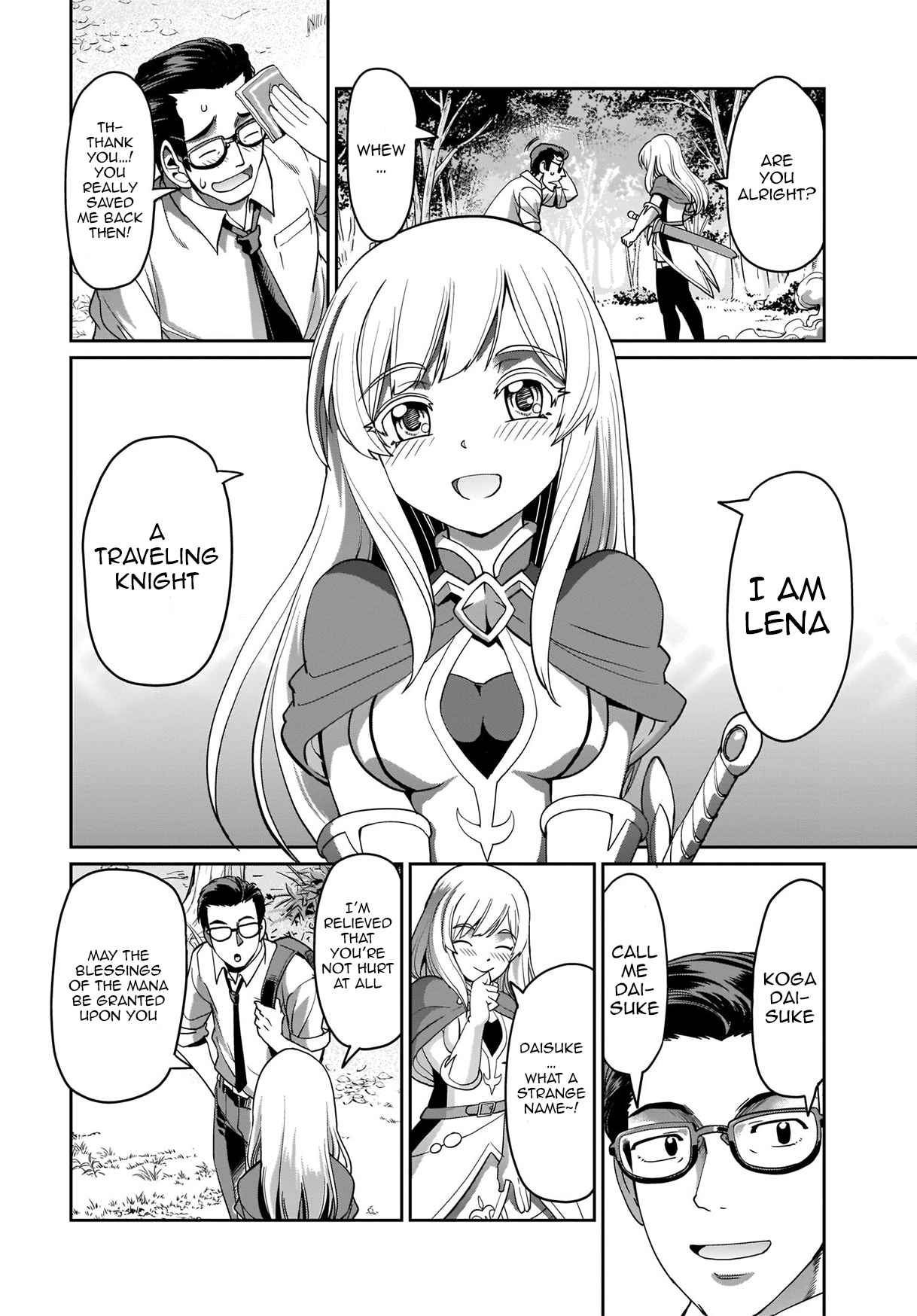 The gunner’s life of a middle-aged man summoned to another world and armed with a rifle: an airsoft addicted salaryman returns to the alternative world after work Chapter 1 - Page 9