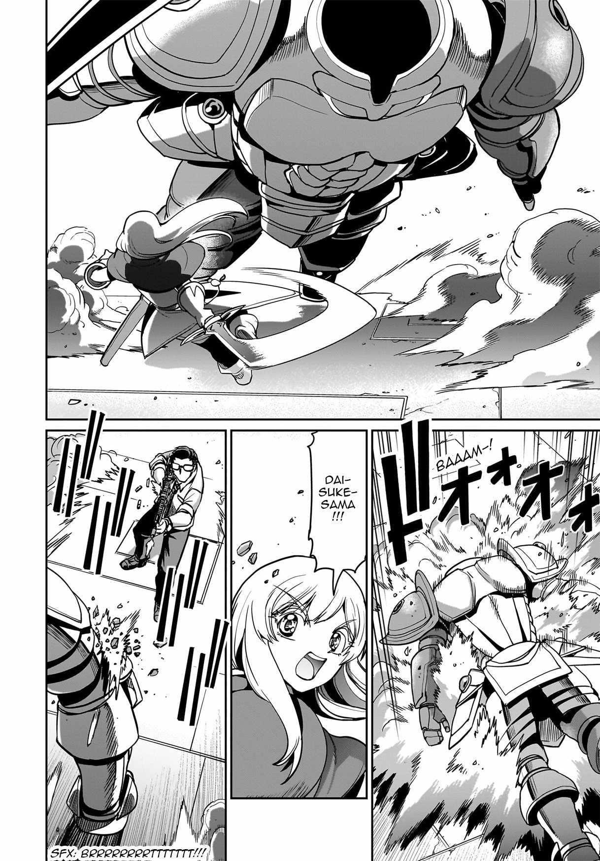 The gunner’s life of a middle-aged man summoned to another world and armed with a rifle: an airsoft addicted salaryman returns to the alternative world after work Chapter 15 - Page 14