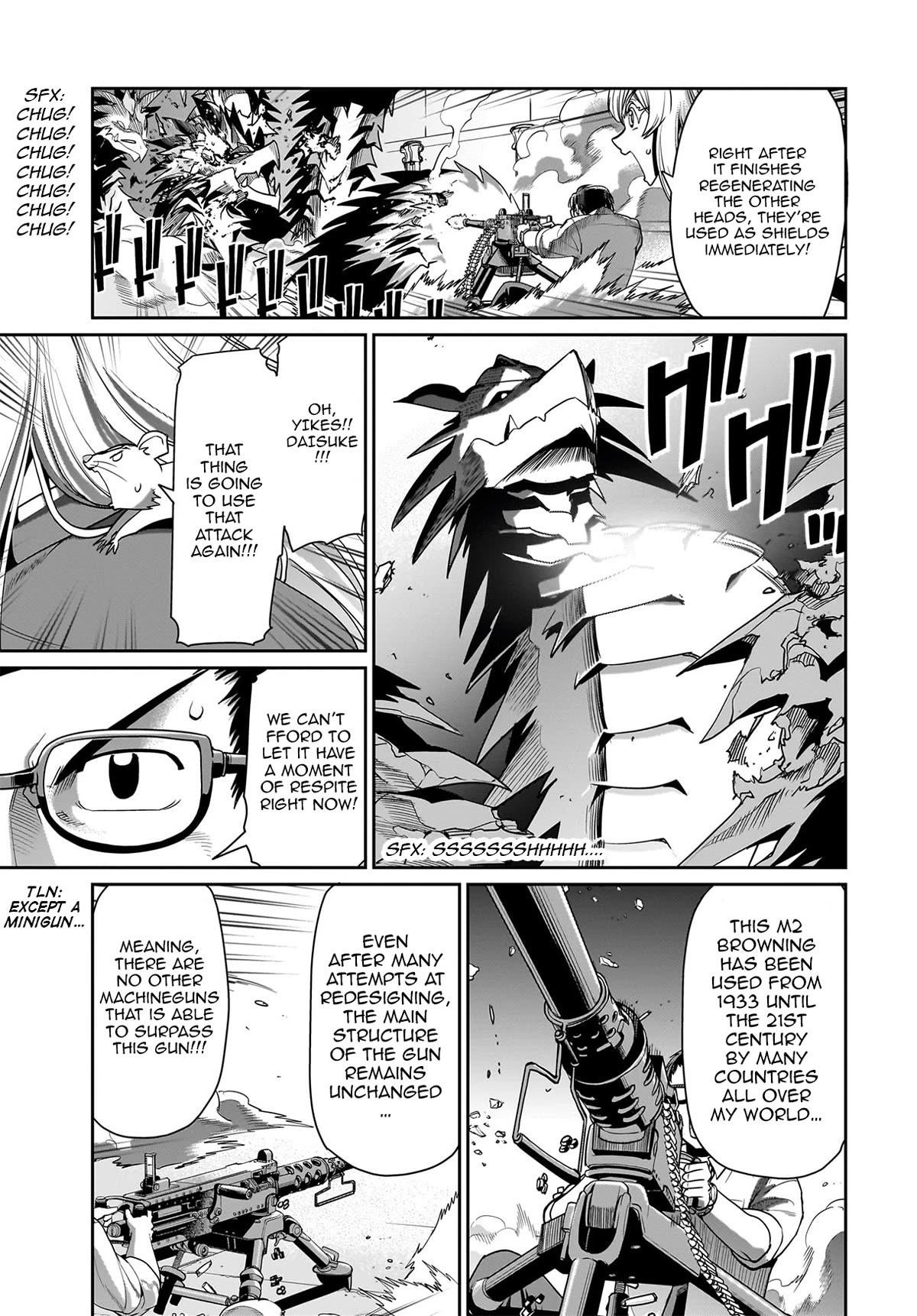 The gunner’s life of a middle-aged man summoned to another world and armed with a rifle: an airsoft addicted salaryman returns to the alternative world after work Chapter 20 - Page 13