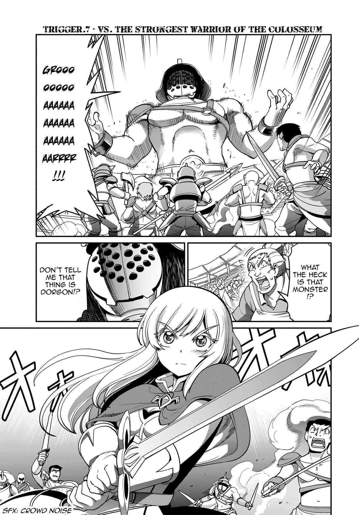 The gunner’s life of a middle-aged man summoned to another world and armed with a rifle: an airsoft addicted salaryman returns to the alternative world after work Chapter 7 - Page 1