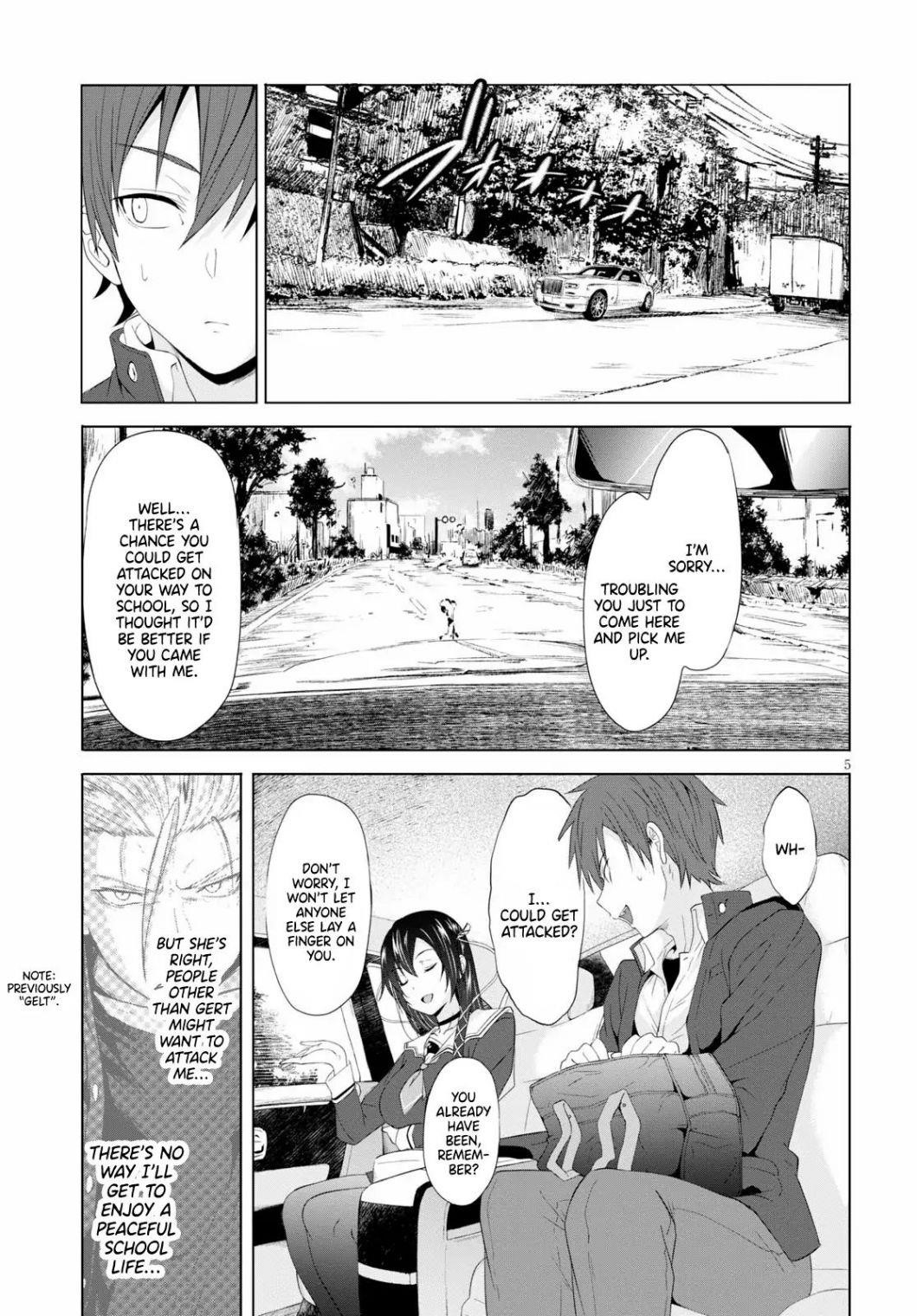 Maou Gakuen no Hangyakusha Chapter 4 - Page 5
