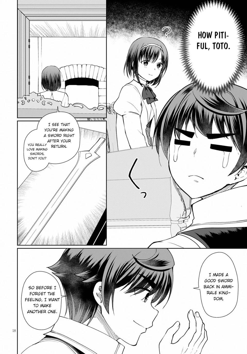 Botsuraku Youtei Nanode, Kajishokunin Wo Mezasu Chapter 34 - Page 18
