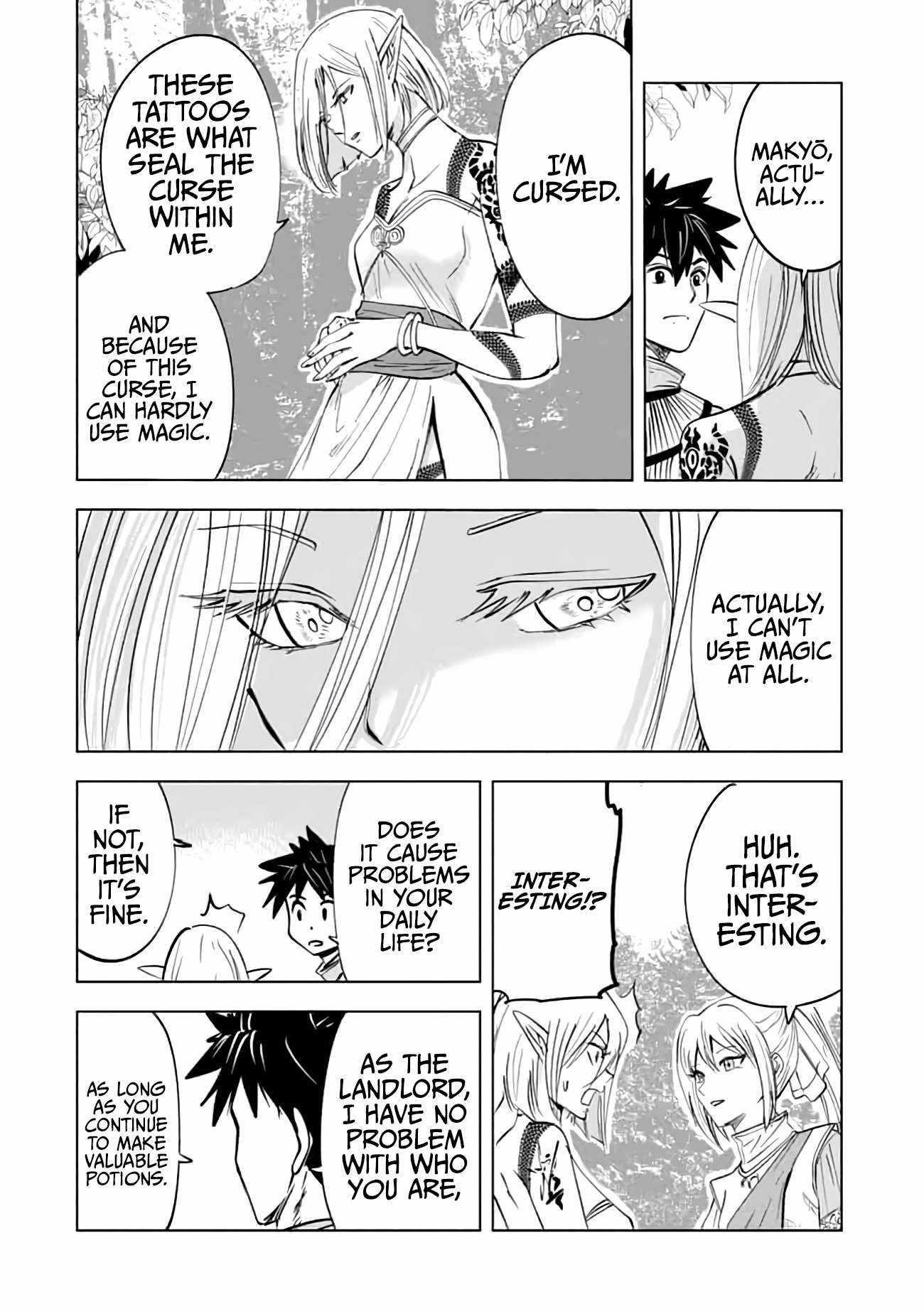 Makyo Seikatsu ~ Gakeppuchi Boken Sha Ga Hiki Komoru Ni Ha Hirosugiru Chapter 12 - Page 37