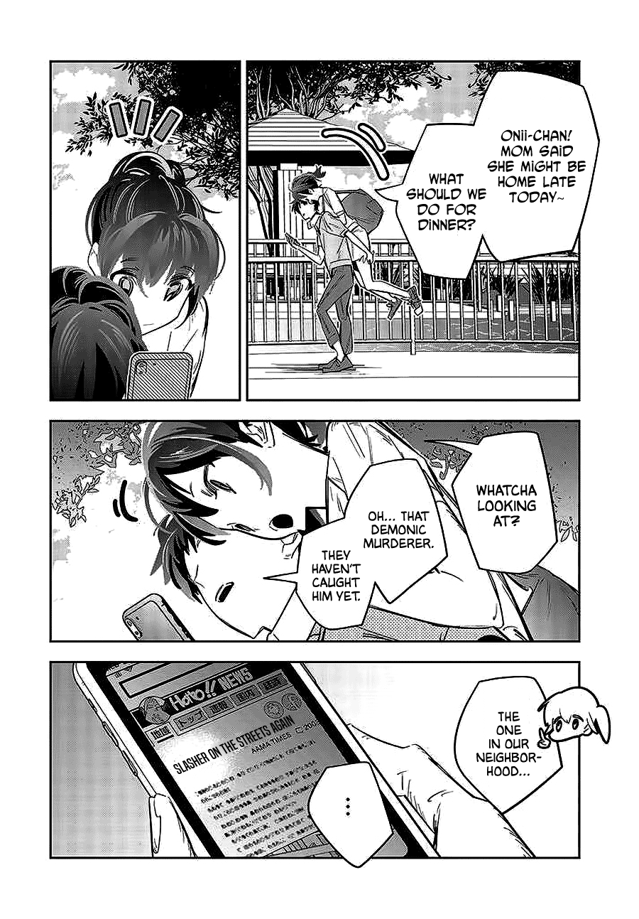 I Reincarnated as the Little Sister of a Death Game Manga’s Murder Mastermind and Failed Chapter 1 - Page 14