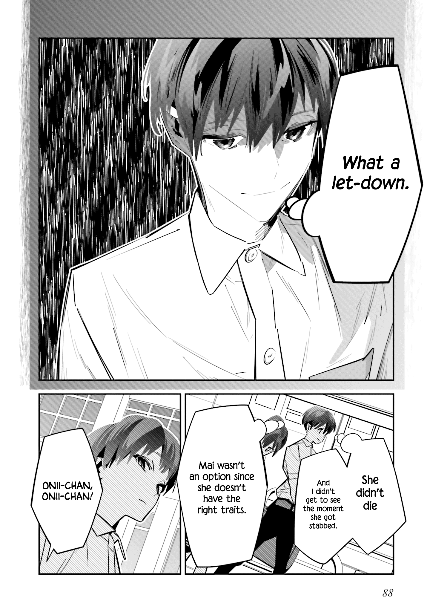 I Reincarnated as the Little Sister of a Death Game Manga’s Murder Mastermind and Failed Chapter 2 - Page 35