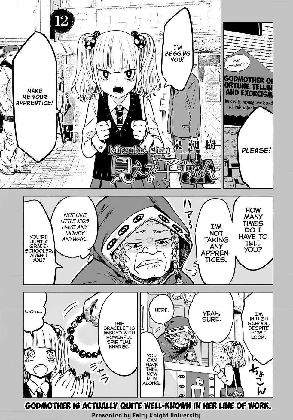 The Girl Who Sees “Them” Chapter 12 - Page 1