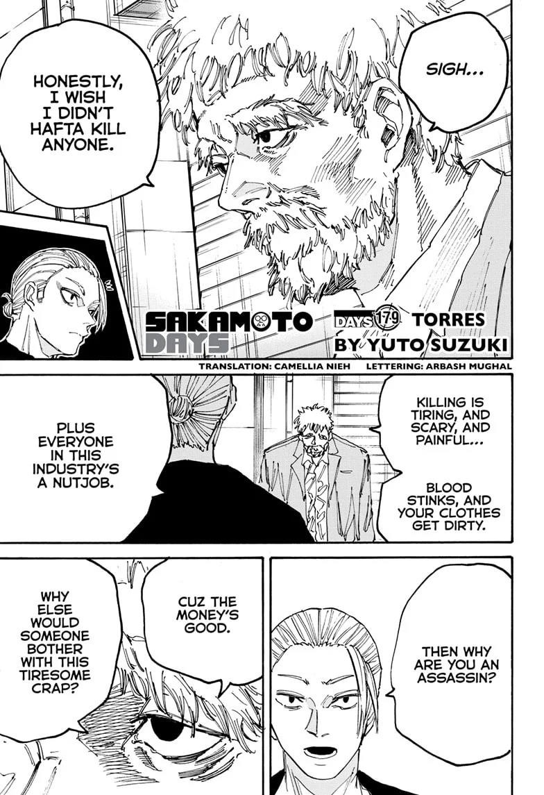 Sakamoto Days Chapter 179 - Page 1